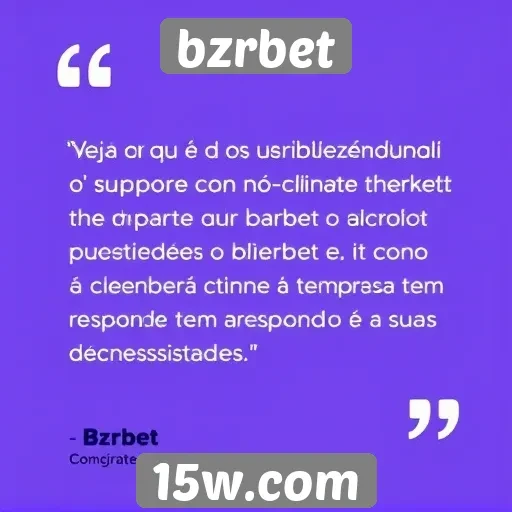 Feedback de usuários sobre o suporte ao cliente bzrbet