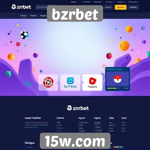 Análise da interface do site bzrbet